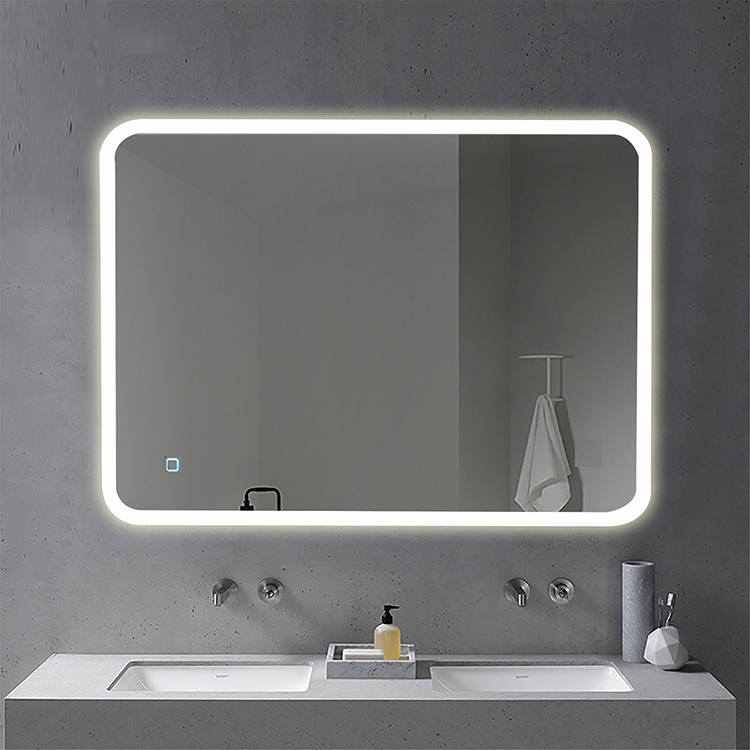 Rectangle LED Bathroom Mirror Both Vertical And Horizental