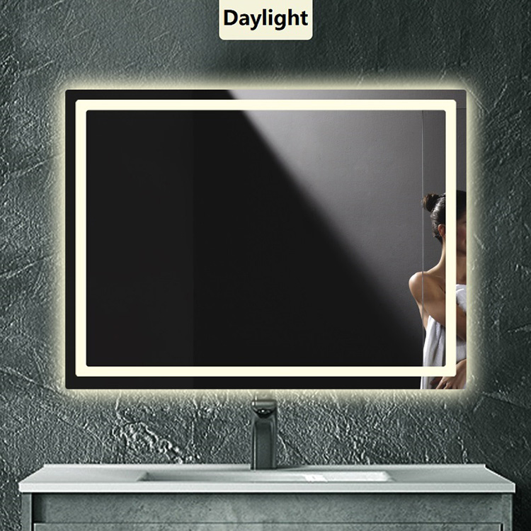 Rectangle LED Bathroom Mirror With Motion Sensor